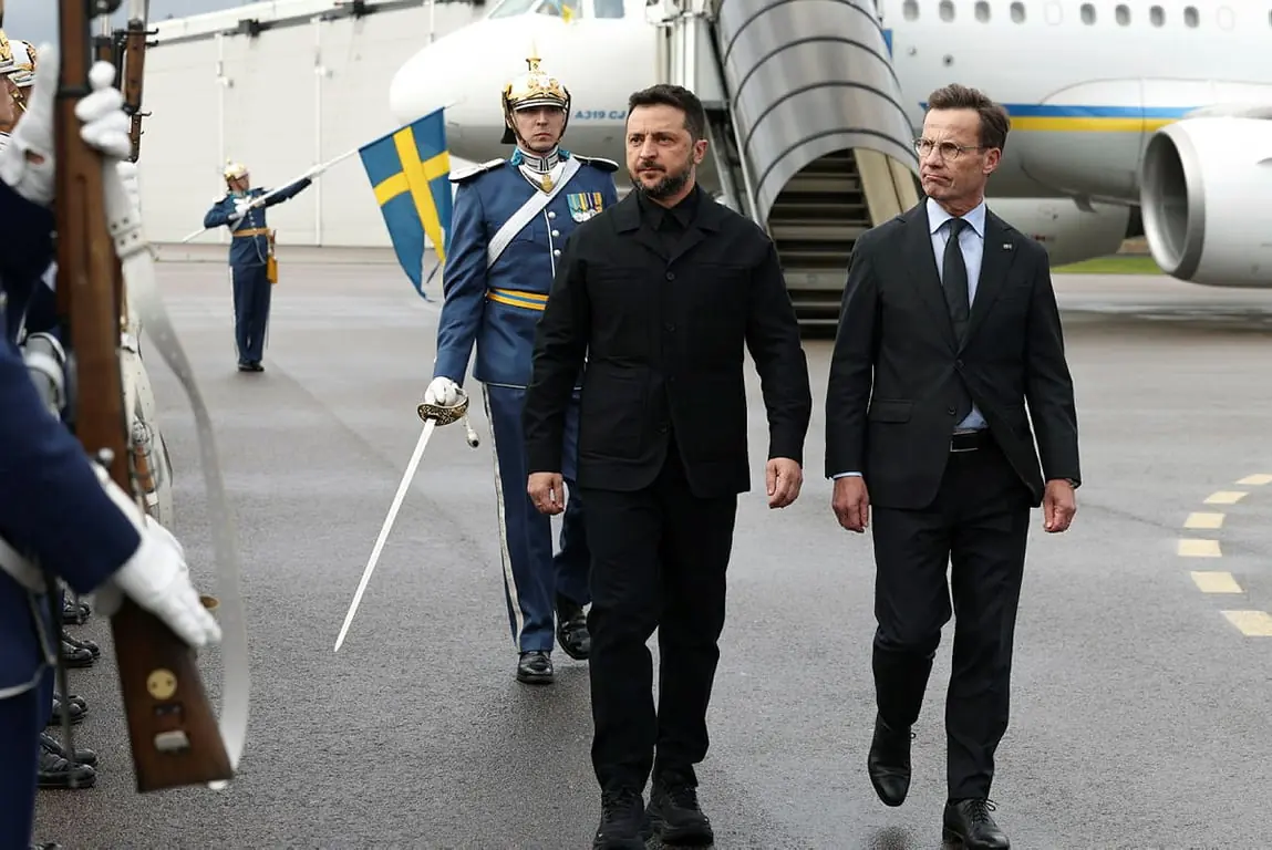 Kristersson och Zelenskyj möts i Uppsala