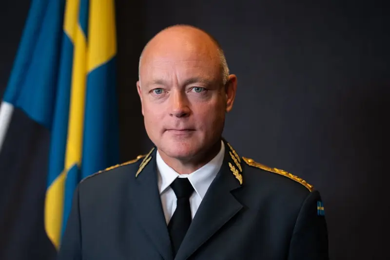 Johan Pekkari visited Finland on his second day as Chief of the Army