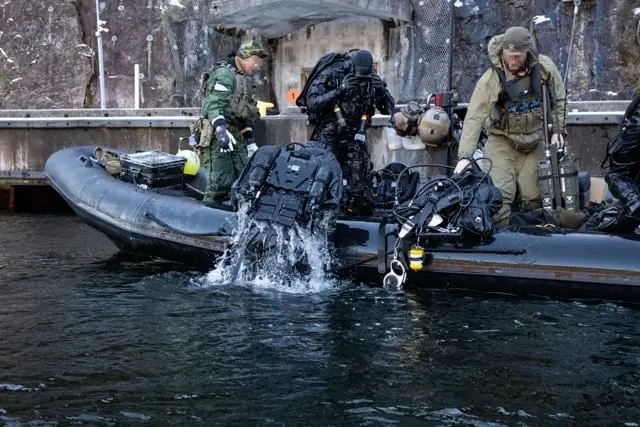 Norge og Sverige øver i Bergen