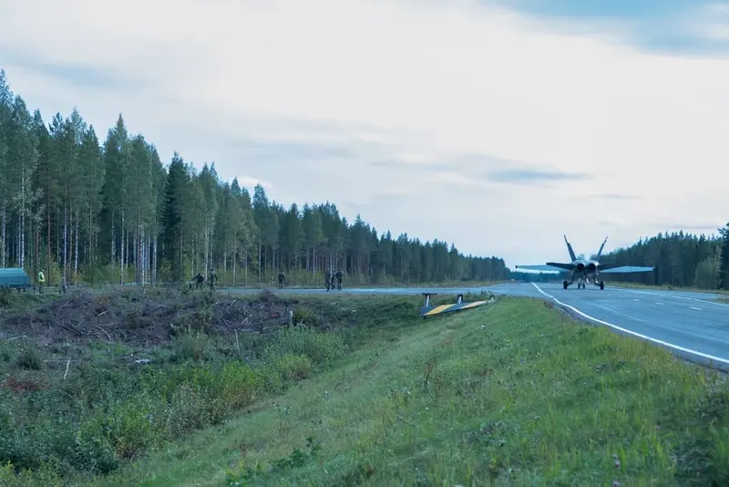 Finland closes national road for air exercise