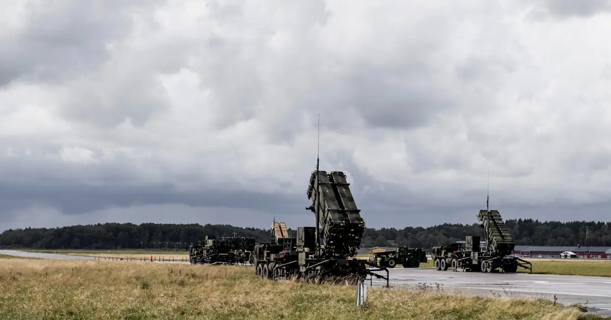 Forsvaret gjennomførte beredskapsoperasjon med luftvernsystem i Göteborg