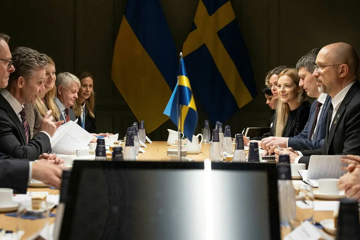Shmyhal diskuterte Gripen-leveranser og innovasjonshub under Sverige-besøk