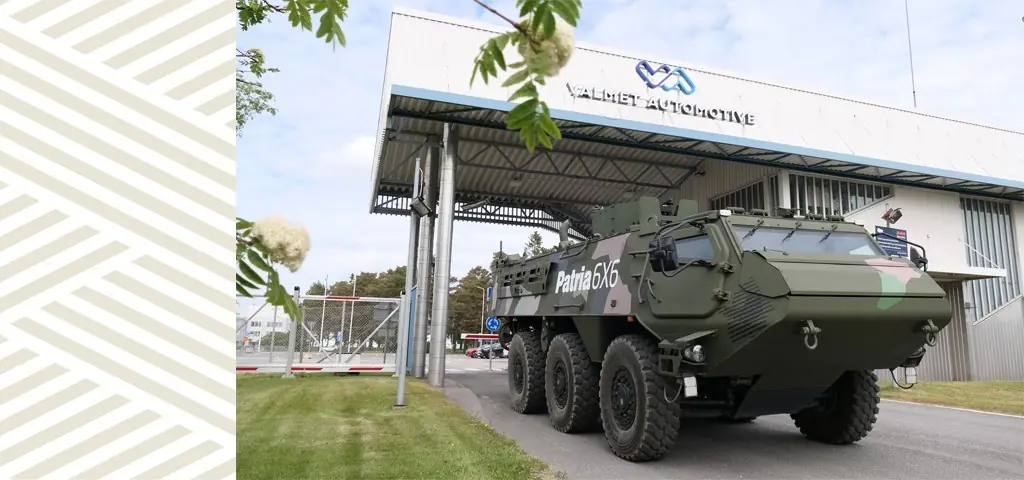 Patria 6x6 pansarfordon