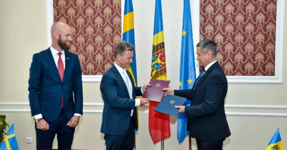 Sverige och Moldavien stärker försvarssamarbetet