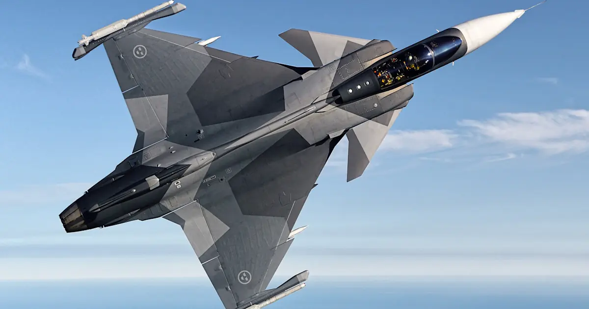 Første Gripen E til Forsvaret