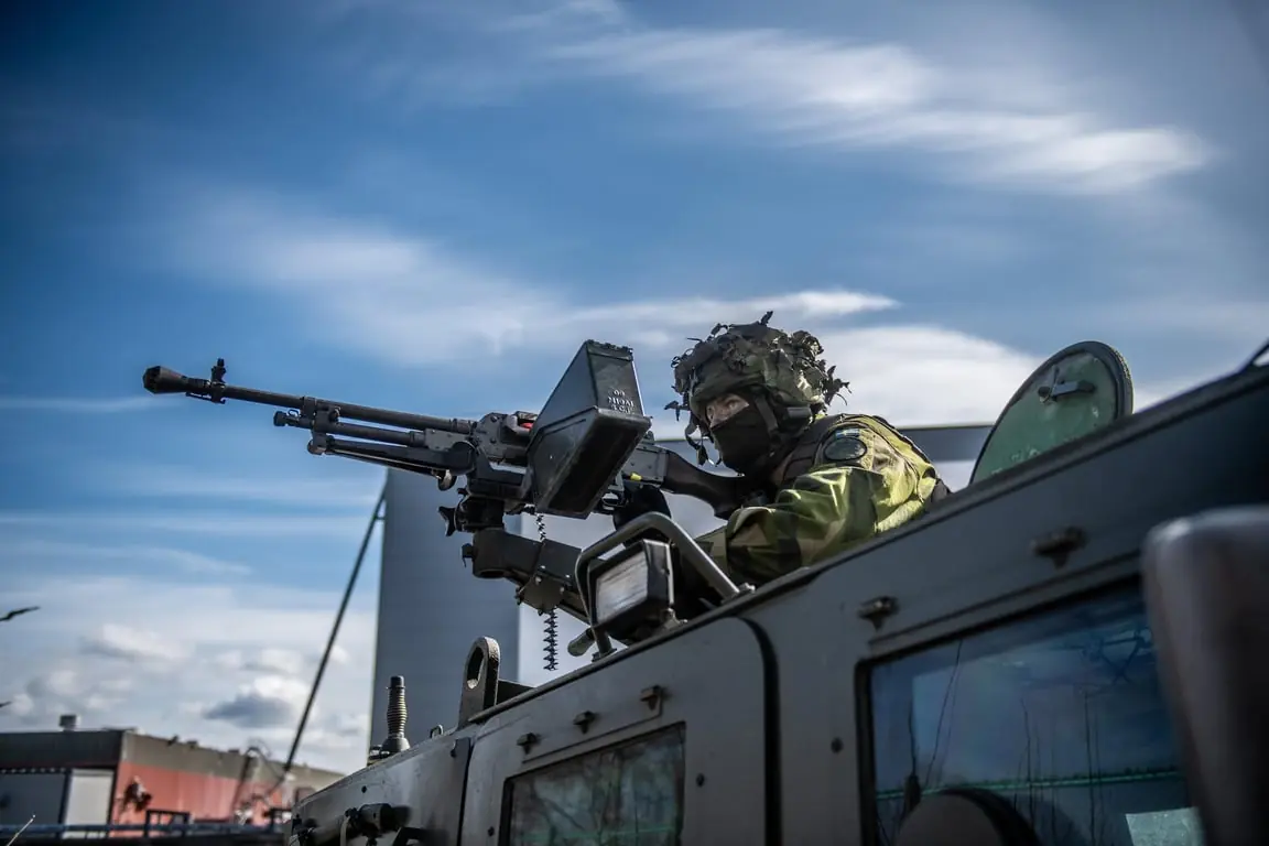 The Armed Forces Practice Logistics in Västernorrland