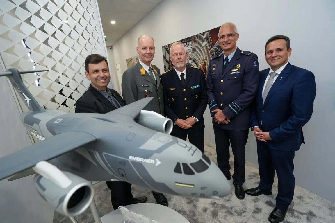 Embraer levererar träningssystem för C-390 till Sverige