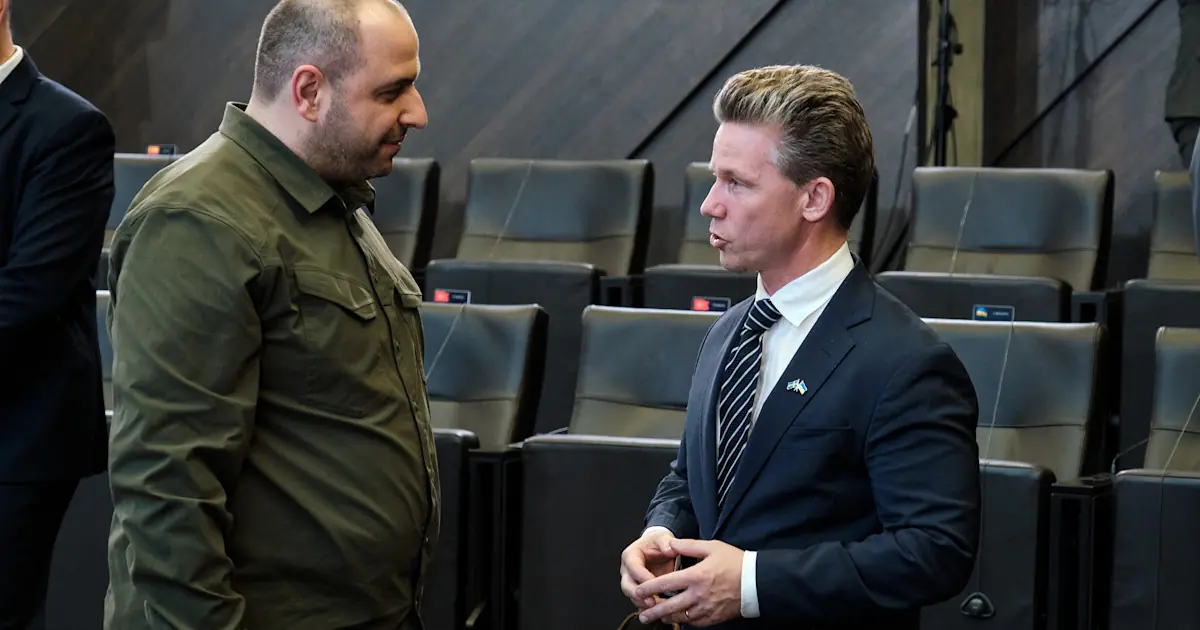 Déclaration d'intention entre la Suède et l'Ukraine ouvrant la voie à une production commune de matériel de défense