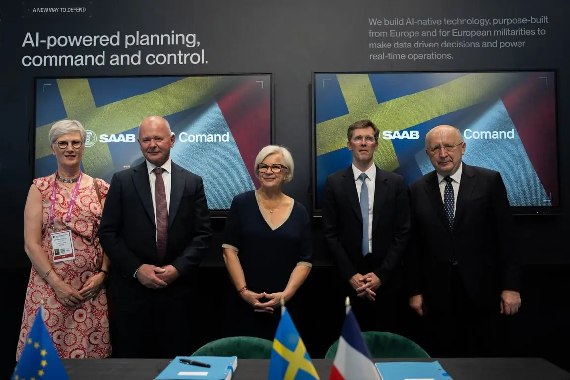 Saab investiert in das französische Unternehmen Comand AI