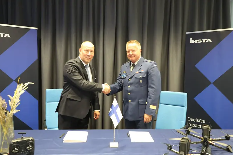 FPV-drönare tillverkad av Insta Group för det finska försvaret