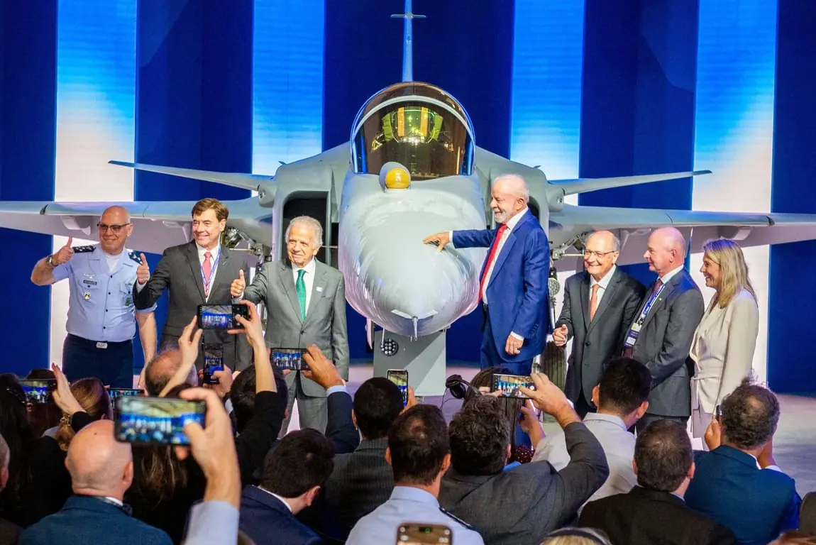 First Gripen E Manufactured in Brazil Presented