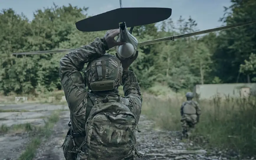 RQ-35 Heidrun drönare i fält