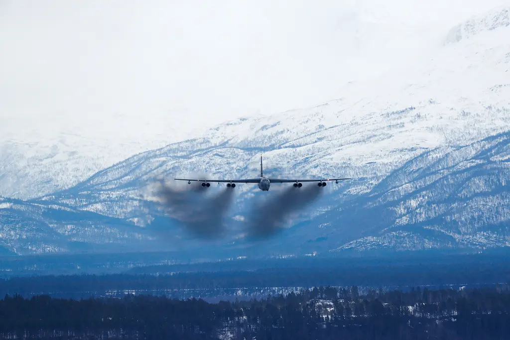 B-52 øver i Finland