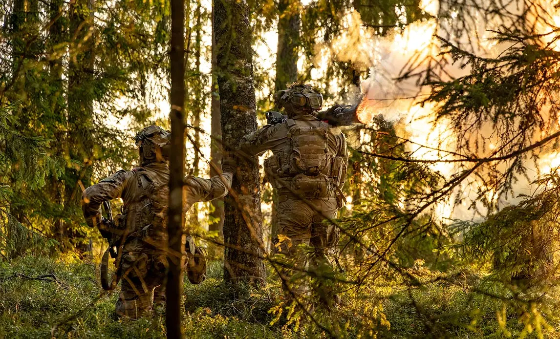 Danskt kompani spelar fiendestyrka i Natos brigadövning i Lettland
