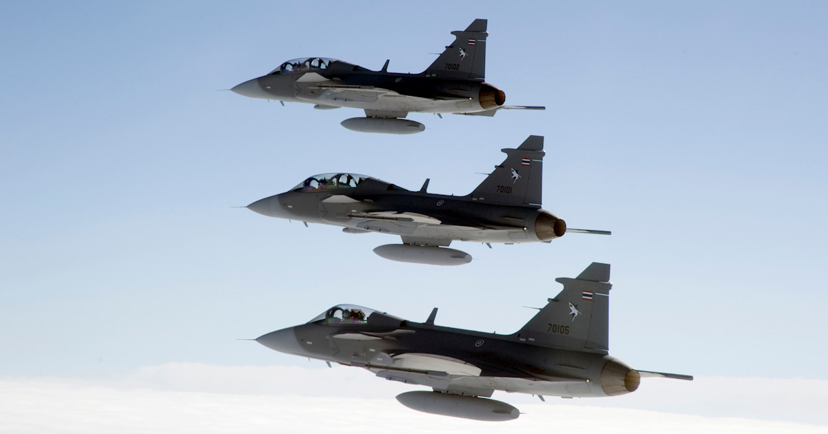 Opplysninger: Thailands luftforsvar vurderer nye Gripen
