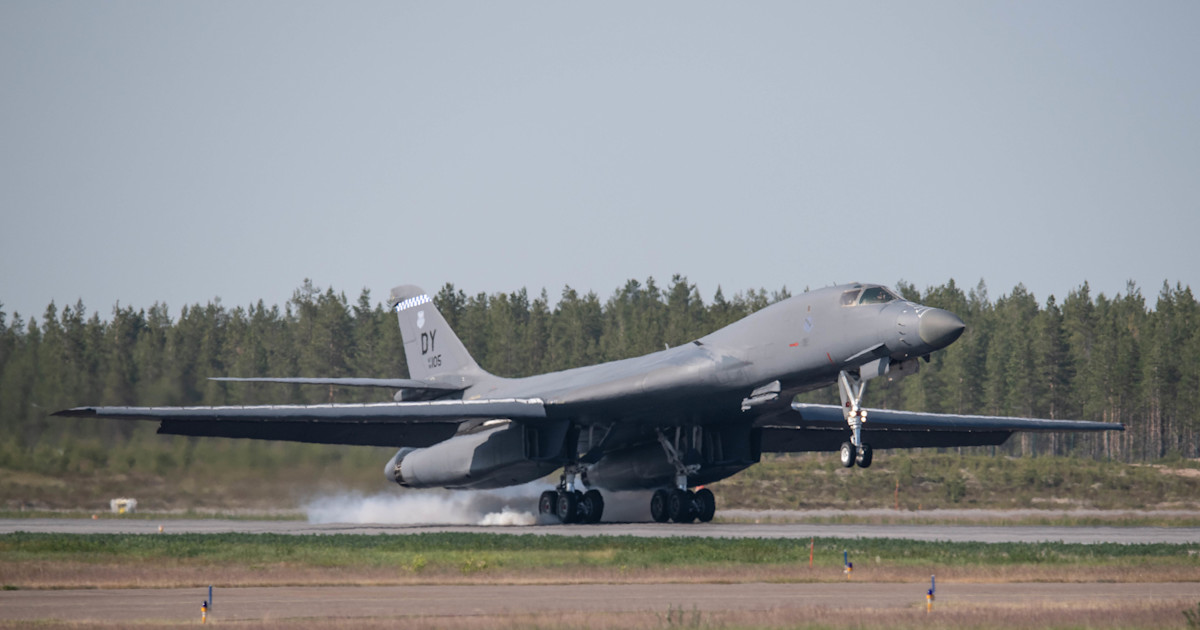 American Strategic Bombers in Sweden
