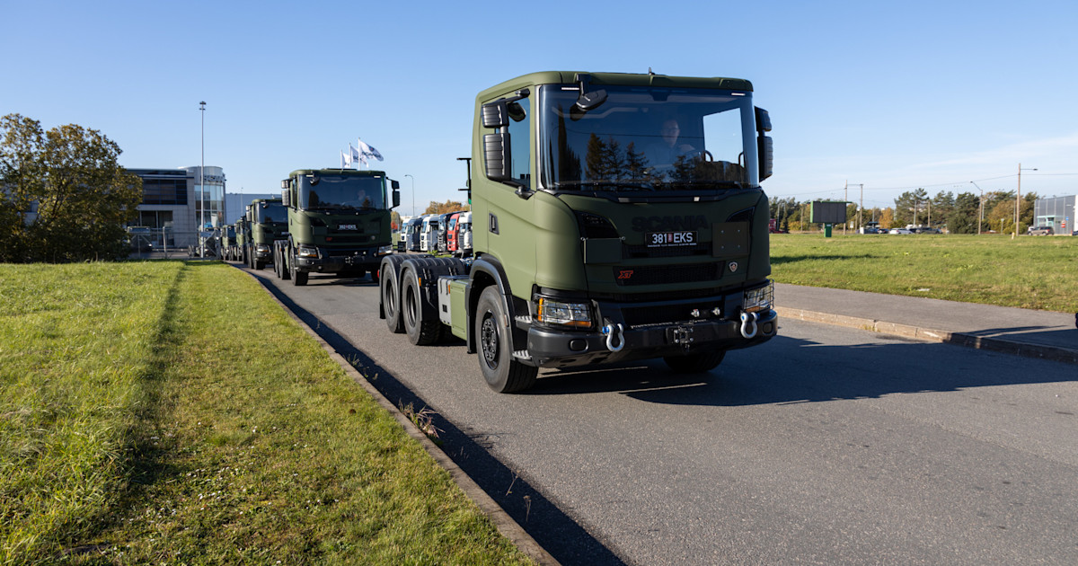 Scania er begyndt at levere lastbiler til Estland