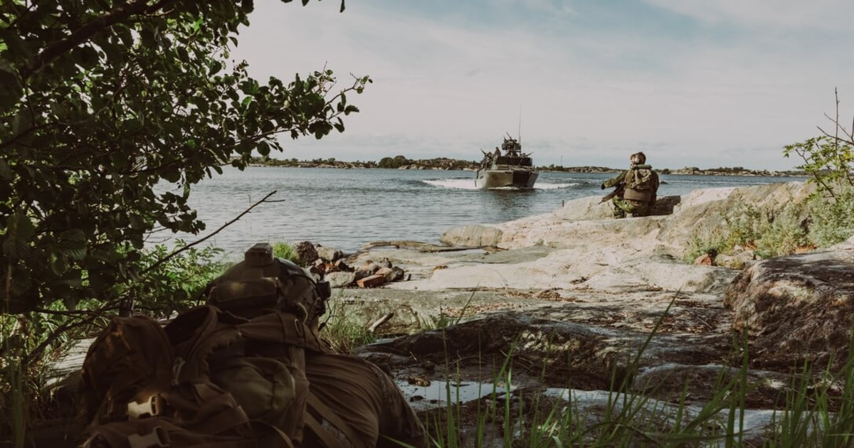 Svensk-amerikansk øvelse i Stockholms skærgård