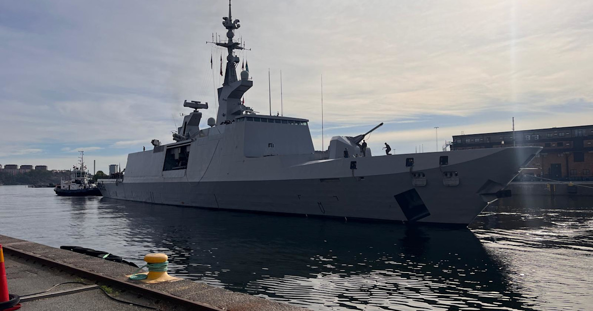 FS La Fayette besøgte Stockholm