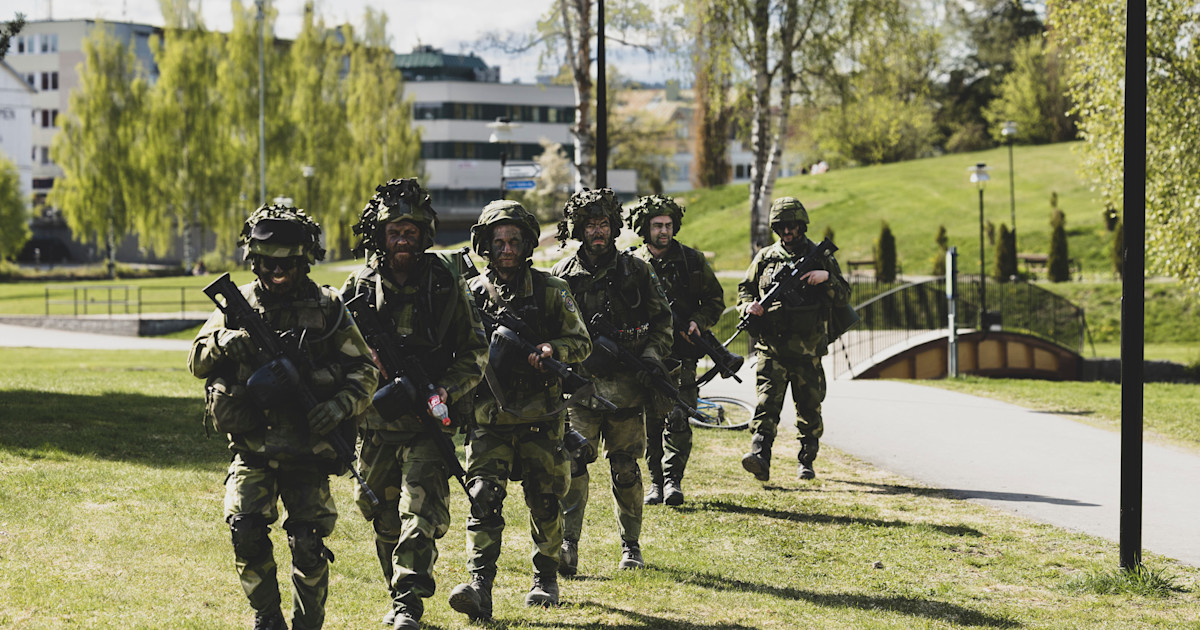 The Swedish Armed Forces Initiate Exercise Birger Jarl in Stockholm