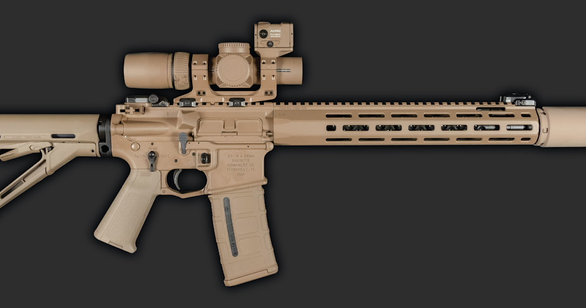 Aimpointin punapistetähtäin Britannian automaattikivääriin